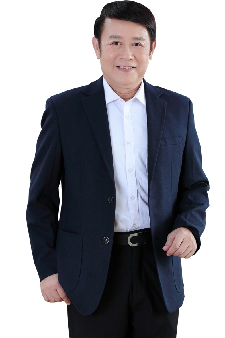 爸爸西服中年外套装2023新款春秋季40上衣50岁休闲单件小西装男装,男装西服,电商B212（原钱塘6029）