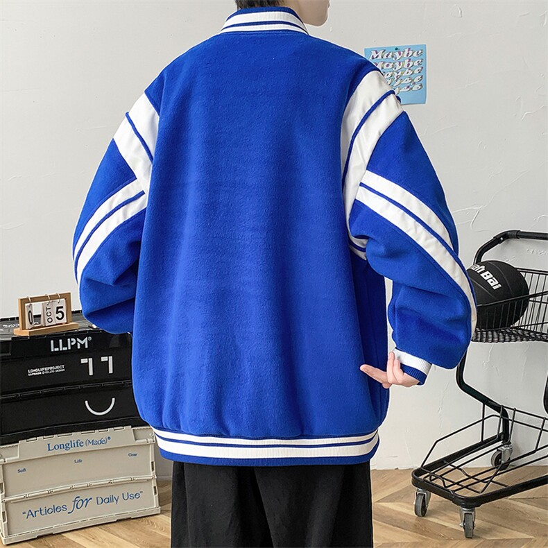 冬款加棉加厚棉服徽章饰品潮棒球服棉衣外套男士8125-P120控价158,男装棉衣,电商A441-1