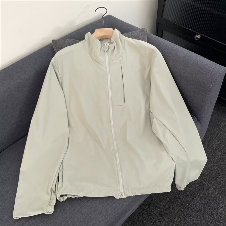 机能立领冲锋衣男春秋季薄款登山服外套宽松潮流美式休闲情侣夹克,男装夹克,星座601-1