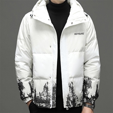 羽绒服男短款2023新款冬季白鸭绒加厚保暖外套中青年休闲上衣男装，男装羽绒服，电商B212（原钱塘6029）
