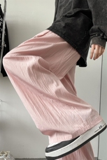8XL-M特大码风棉麻裤男长裤子宽松直筒型休闲拖地裤k955P65，男装休闲裤，电商D206-1