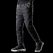 BAMJ-6601钱塘2020-2中年男士休闲商务简约冬季厚款羽绒裤P115，男装棉裤，钱塘207-2