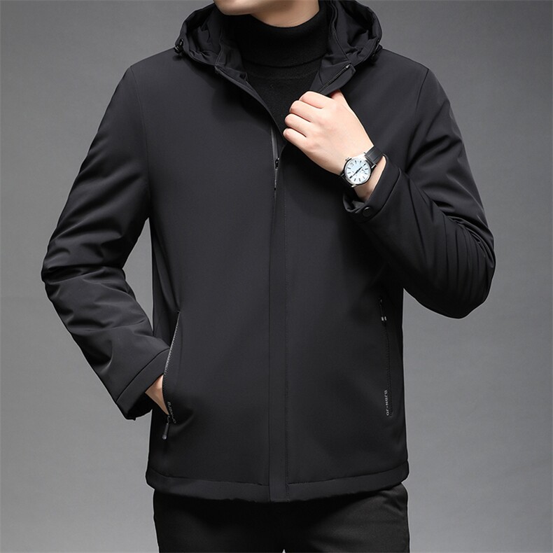 中年脱卸帽羽绒服可脱卸内胆冬季中年保暖外套男GSNA9988-P335,男装羽绒服,电商B212（原钱塘6029）