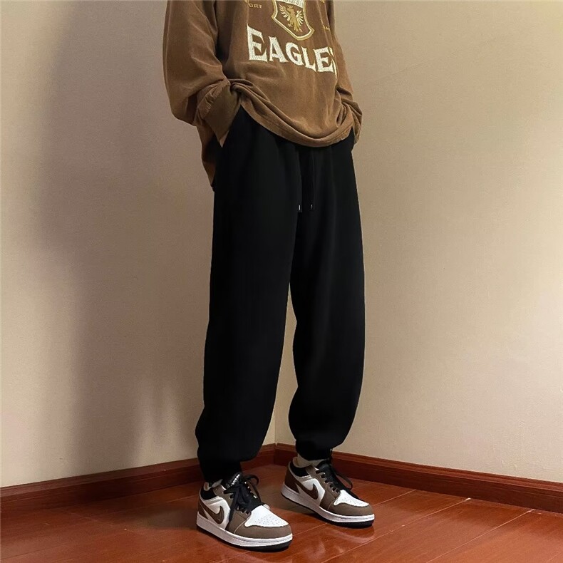 男秋季新款港风休闲裤厚款K9510P35,男装休闲裤,星座1116-2