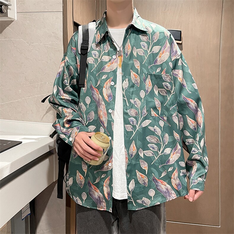 衬衫男短袖衬衣男上衣男秋季寸衫男227-2*CY01*P50控68,男装衬衫,星座227-2