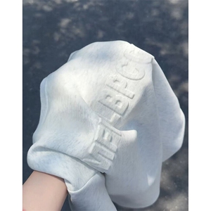 夏季美式高街cleanfit凹凸字母钢印短袖货号T25182P35图片