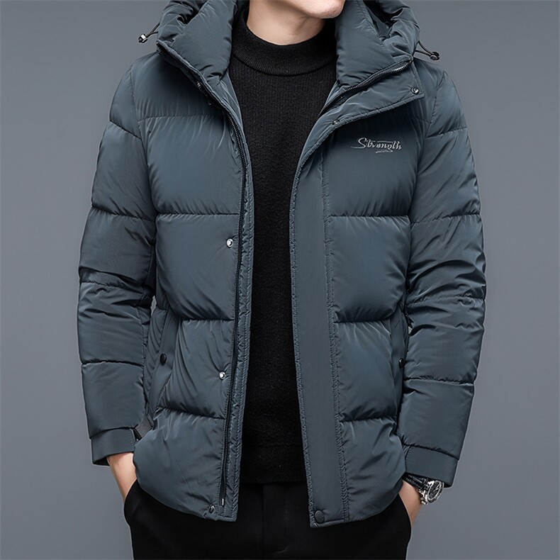 冬季棉衣男中年商务休闲羽绒棉服加厚保暖棉袄爸爸宽松冬装外套,男装羽绒服,电商B212（原钱塘6029）