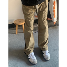 【有货】三条杠裤子男山系户外宽松直筒侧边条纹休闲裤BN02LL-P45，男装休闲裤，星座1007（原301D）