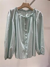 韩系木耳边小上衣，其它，BLM