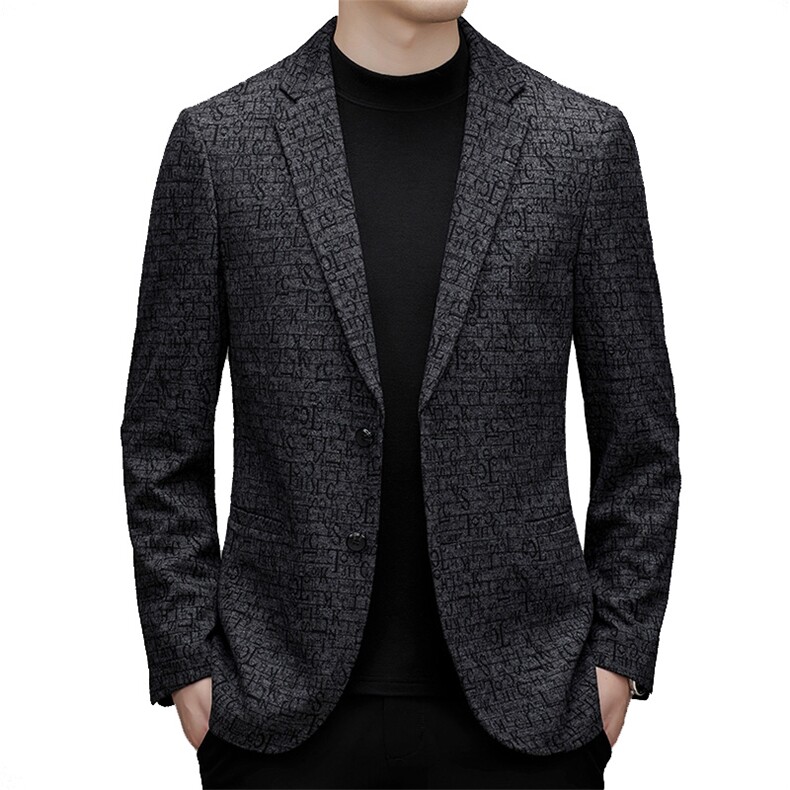 DJ6829钱塘2020-3中年男士秋冬季新款商务休闲百搭西服P157,男装西服,钱塘207-3