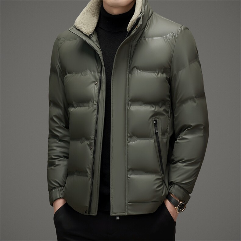 DAJ068钱塘2020-2简约冬季新款百搭时尚休闲中年男士羽绒服P180图片
