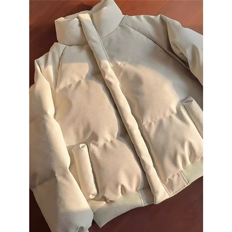 【帆布皮】冬季立体纹理感立领棉服男保暖棉衣M900-特P85,男装棉衣,星座1213