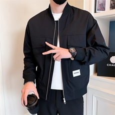 2025新款春季棒球服外套男潮牌帅气工装夹克上衣A313-JK9901-P98，男装夹克，电商A313-1