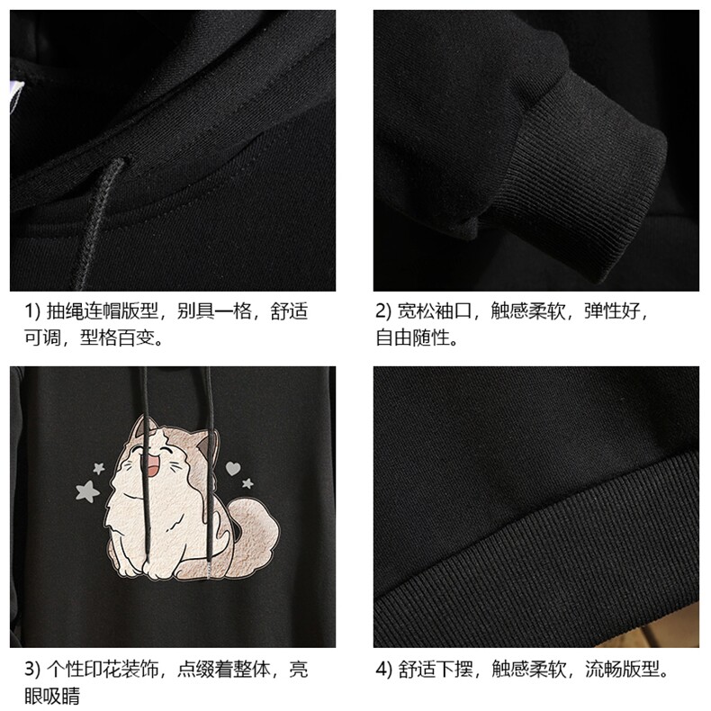 纯棉连帽卫衣男大码运动帽衫宽松薄WY2358-P35加绒款-P40砖墙,男装卫衣,电商A040A