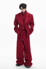 原版面料毛呢可脱卸真两件西服西裤套装W365-P135K365-P75（网图，男装西服，电商B267
