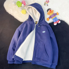 MY205-P85控108加厚棉衣羊羔毛卫衣料棉服羊羔绒中性外套，男装棉衣，星座1408-1