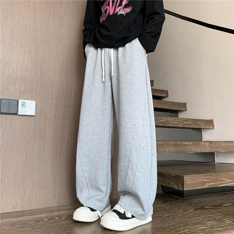 休闲裤男女韩版潮流直筒帅气百度2025秋冬ins仓库K6733-P51，男装休闲裤，星座412-3