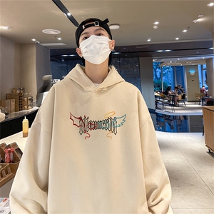 23/秋季360G麂皮绒印花宽松休闲连帽卫衣JWY3261P50控69