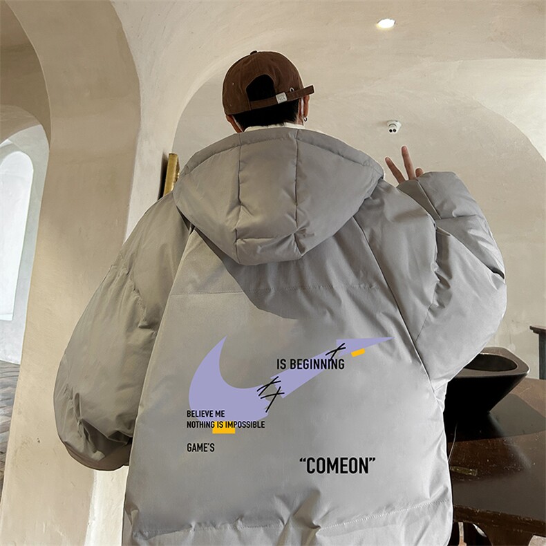 控128加绒面包服男大码羊羔毛棉衣男MY16259-P100图片