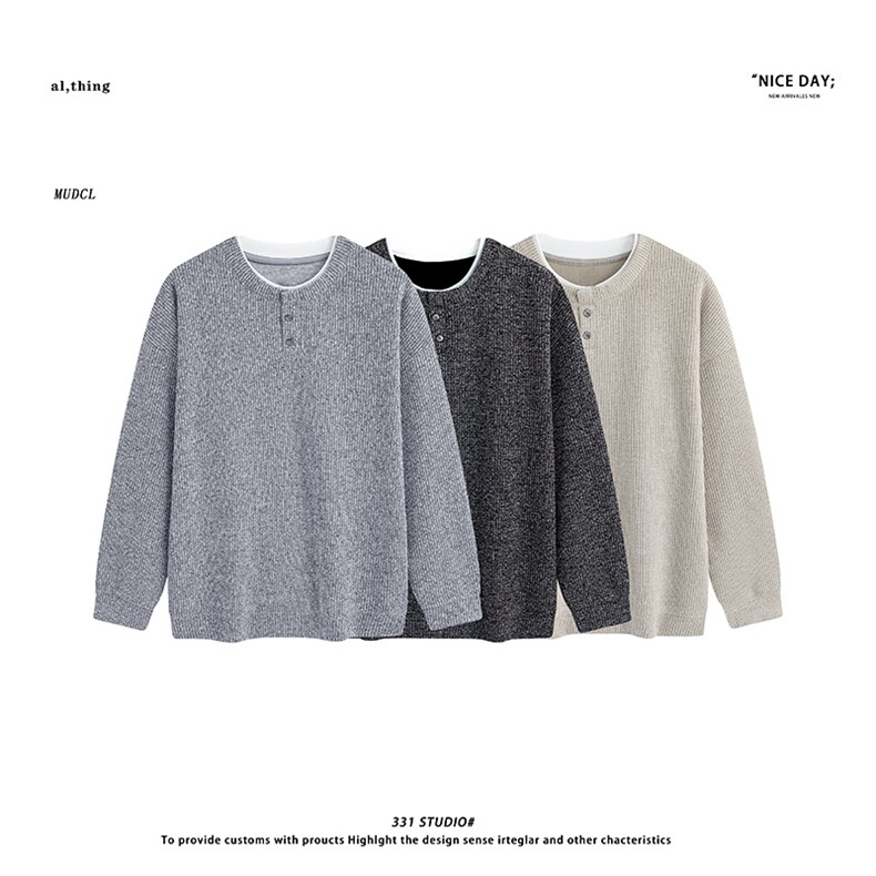 平铺~春季圆领假两件卫衣外套YJ6030/P68，女装短外套，电商B331