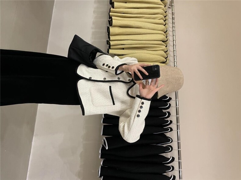 onetwo（设计）包边小香外套,女装其它,one&two