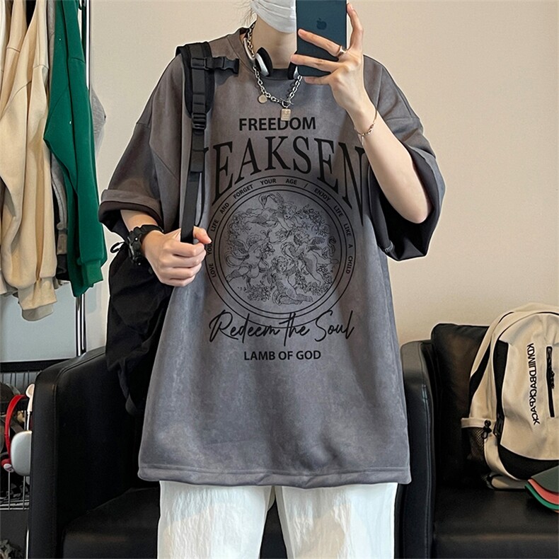 高品质220克得物抖音品质xz605-djp272-特批23控39,男装T恤,星座605(原A050)