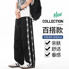 多口袋工装直筒休闲裤子男2025春秋季新款宽松运动，男装工装外套，星座1206（原A206）