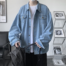牛仔夹克男大码牛仔外套男茄克NJ77176-P60，男装夹克，电商A040