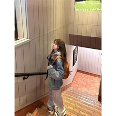 新款慵懒牛仔夹克简约文艺百搭流行时尚潮流日系原宿JK2607，男装夹克，星座516A