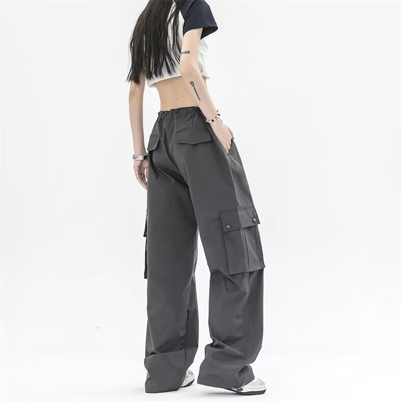 夏季粉色工装裤女欧美hiphop美式高街潮日系复古休闲裤TK274-P45,男装休闲裤,星座1008