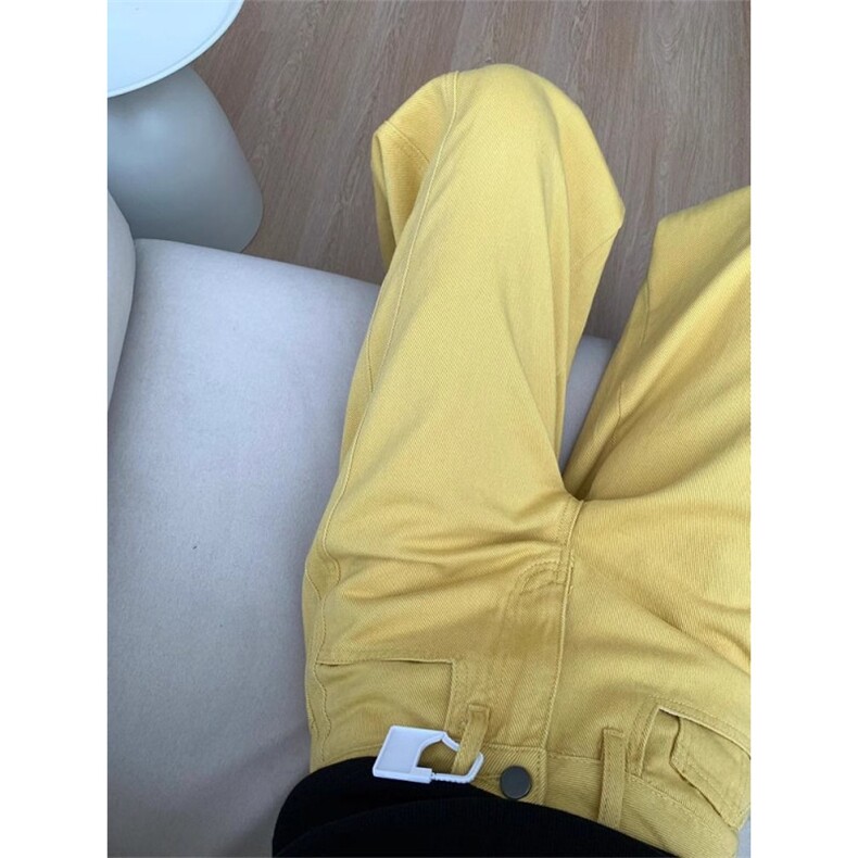 AK2207-P50美式直筒阔腿牛仔裤女秋季新款高腰显瘦拖地裤,女装休闲裤,星座617A-2