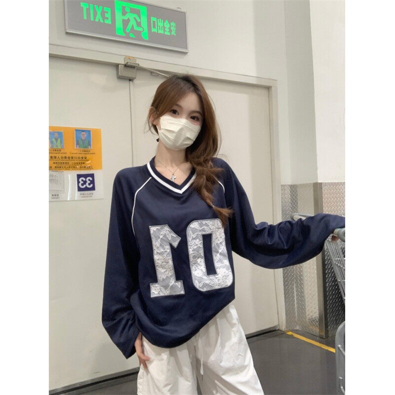 EE040-P55酷棉220克长袖t恤女装薄款潮蕾丝修身打底衫圆领上衣,男装T恤,星座911-3