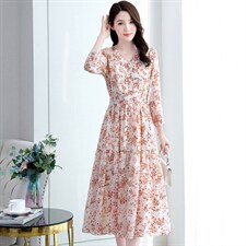 罗得堡2021春装新款时尚连衣裙6010，女装连衣裙，罗得堡