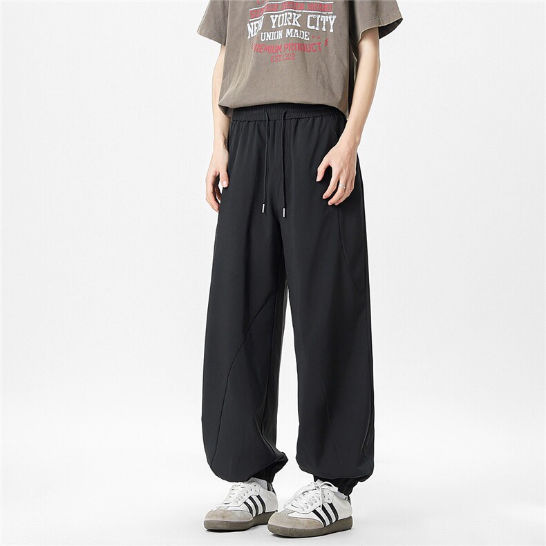 冰丝束脚弯刀休闲裤K024无影墙92%聚酯纤维8%氨纶(S-2XL)TP24,男装休闲裤,电商A088
