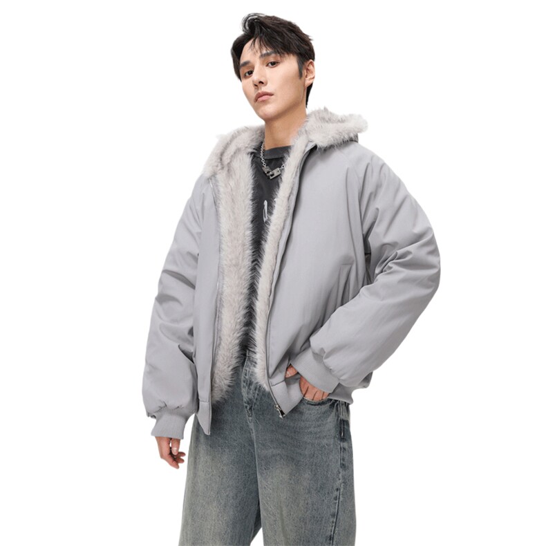 美式座山雕毛领棉服男款2025冬潮牌情侣棉衣外套MY2524-P95,男装棉衣,星座610（原A335）
