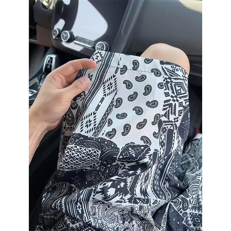 日系文艺清凉百搭短裤潮牌个性时尚超薄冰丝速干裤K783TP20控38,男装休闲裤,电商A102B