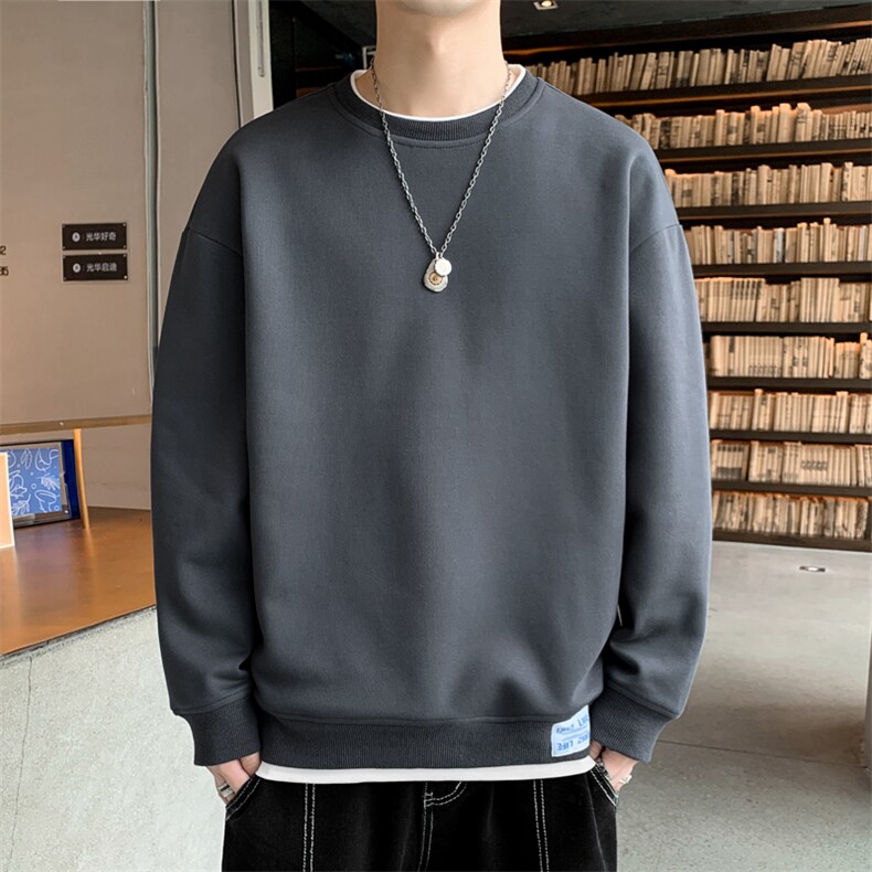 【新品】6955-P402026年春季新款圆领卫衣男休闲宽松百搭上衣，男装卫衣，星座1206-1（原A206-1）