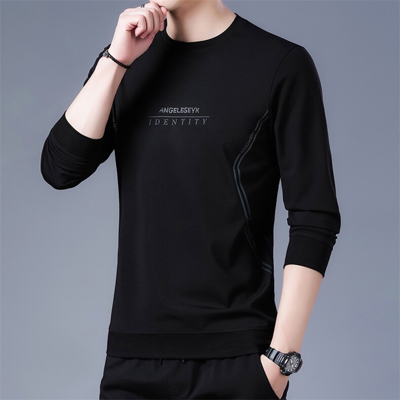 SA8912钱塘2020-2中青年男士纯色百搭圆领时尚休闲简约卫衣P62,男装卫衣,钱塘207-2