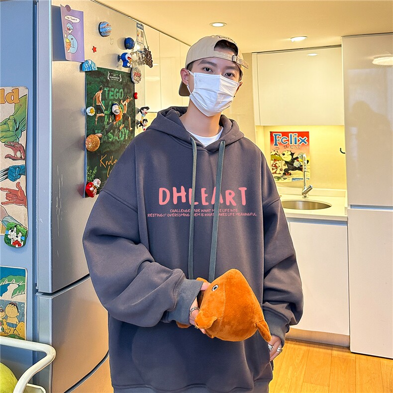 抖音供货、复合重磅400克现货连帽卫衣宽松上衣FM418-P45,男装卫衣,星座610B-1