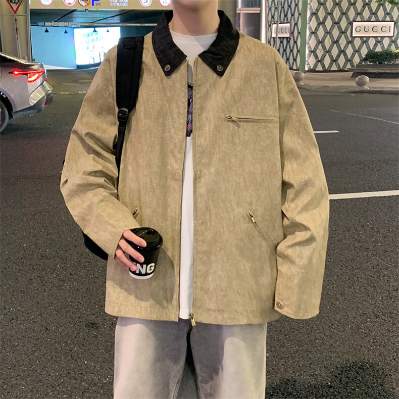 现货 春季新款工装夹克男飞行员美式上衣外套A257-P85图片
