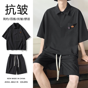 酒店套装夏季免烫抗皱百搭舒适宽松透气休闲TZ22-特批70