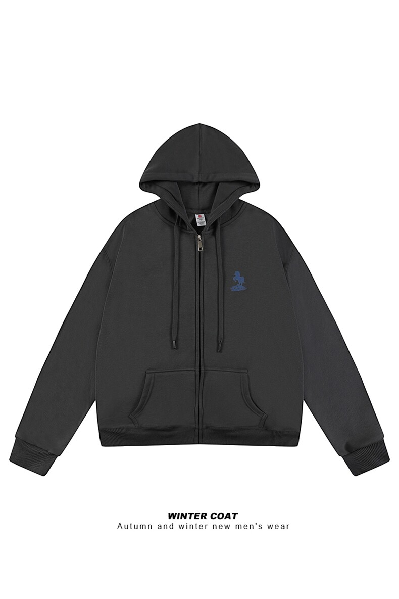 抖音直播供货连帽开衫外套拉链衫A158-WY58-P48,男装卫衣,电商A158
