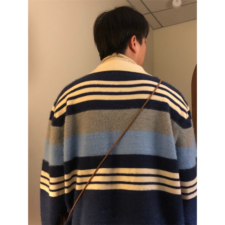 高品质翻领半拉链毛衣针织衫男,男装针织衫/毛衣,星座410-7