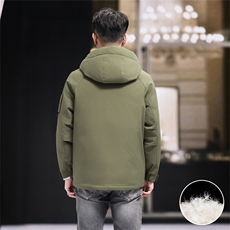 新款中青年90绒轻薄羽绒服外套男士秋冬季连帽时尚休闲羽绒服夹克，男装羽绒服，钱塘723