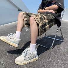 夏装休闲短裤男潮牌ins宽松休闲中裤韩版五分裤D29-P36，男装休闲裤，星座1109-3