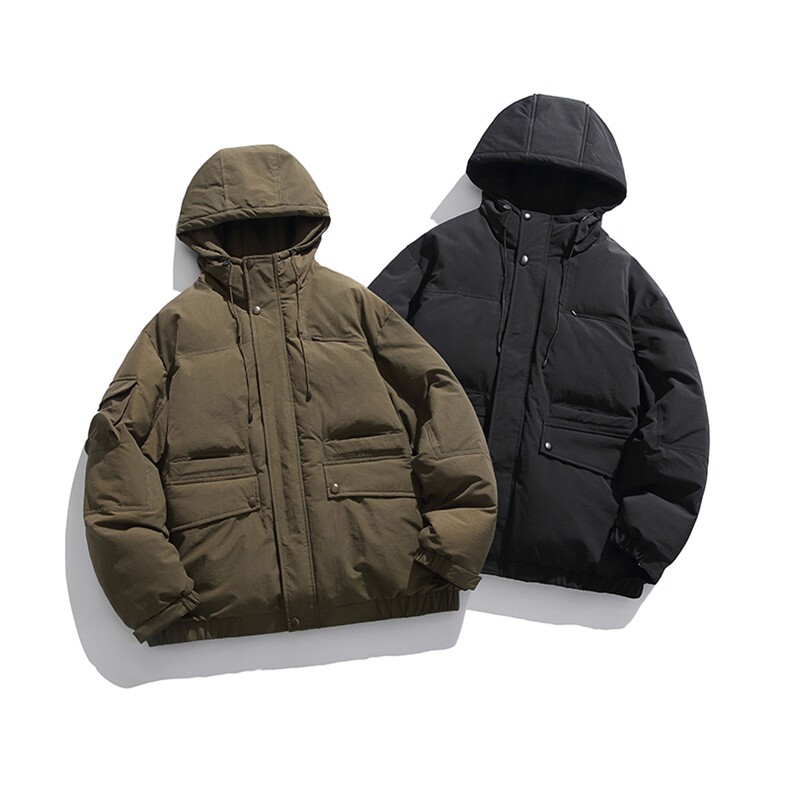 外27-2GANYOU日系多口袋设计连帽加厚棉服MY09-P215，男装棉衣，新杭派外27-2