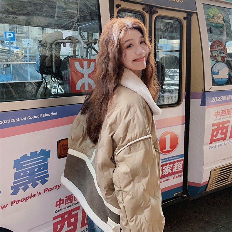 小众设计感羽绒服女短款2025冬季新款加厚减龄小个子90白鸭绒外套,女装羽绒服,2C201