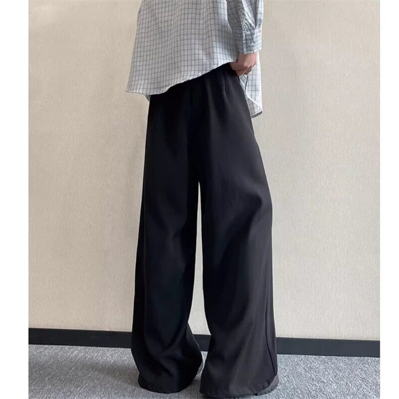 小众垂感西装裤男款直筒休闲裤子宽松阔腿微喇叭长裤KF12,男装休闲裤,星座1116A（原606A-3）