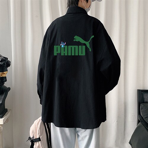 CS15227-P38长袖衬衫男士大码宽松衬衣男寸衫男寸衣，男装衬衫，电商A040
