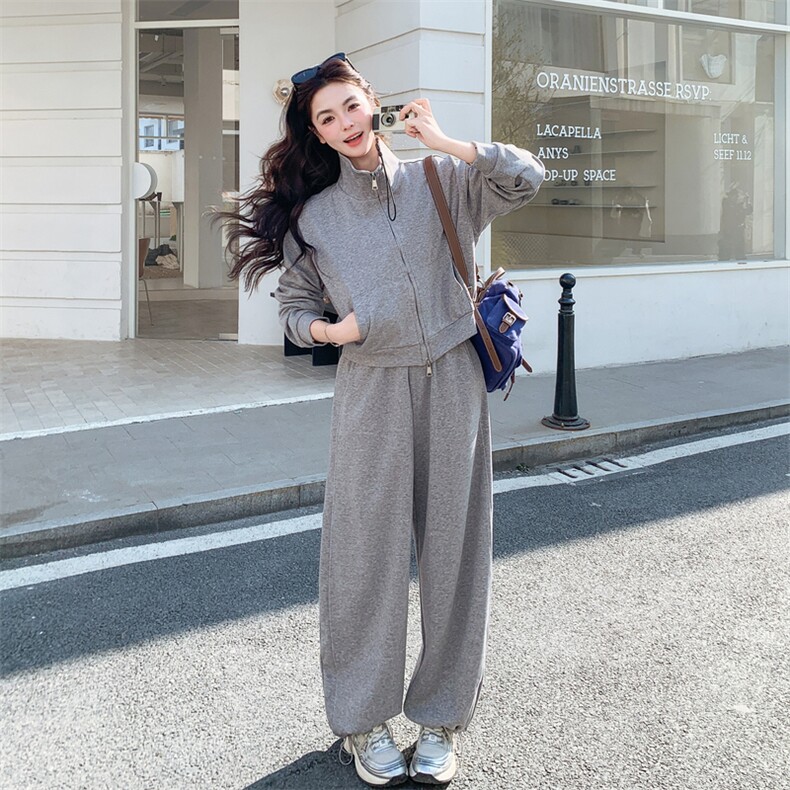 新款立领卫衣二件套2C129-2703-P185-K298,女装套装/套裙,2C129